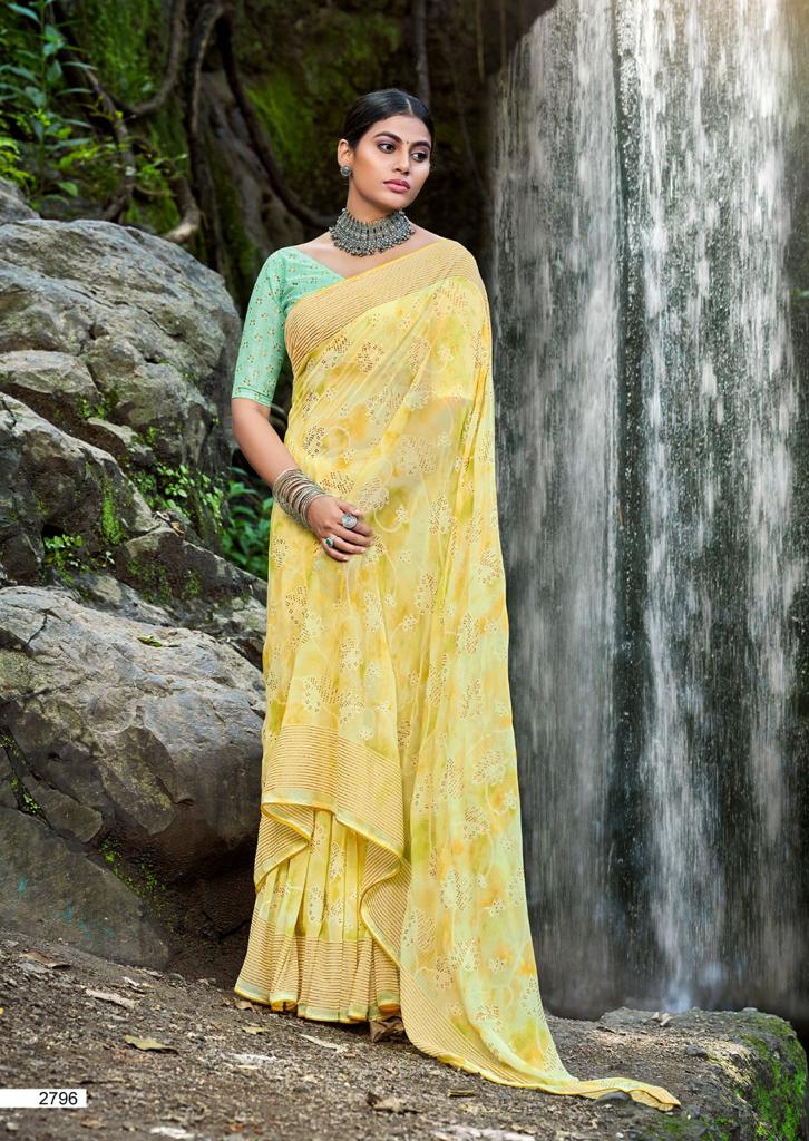 Kashvi Avni New Fancy Casual Wear Georgette Designer Saree Collection